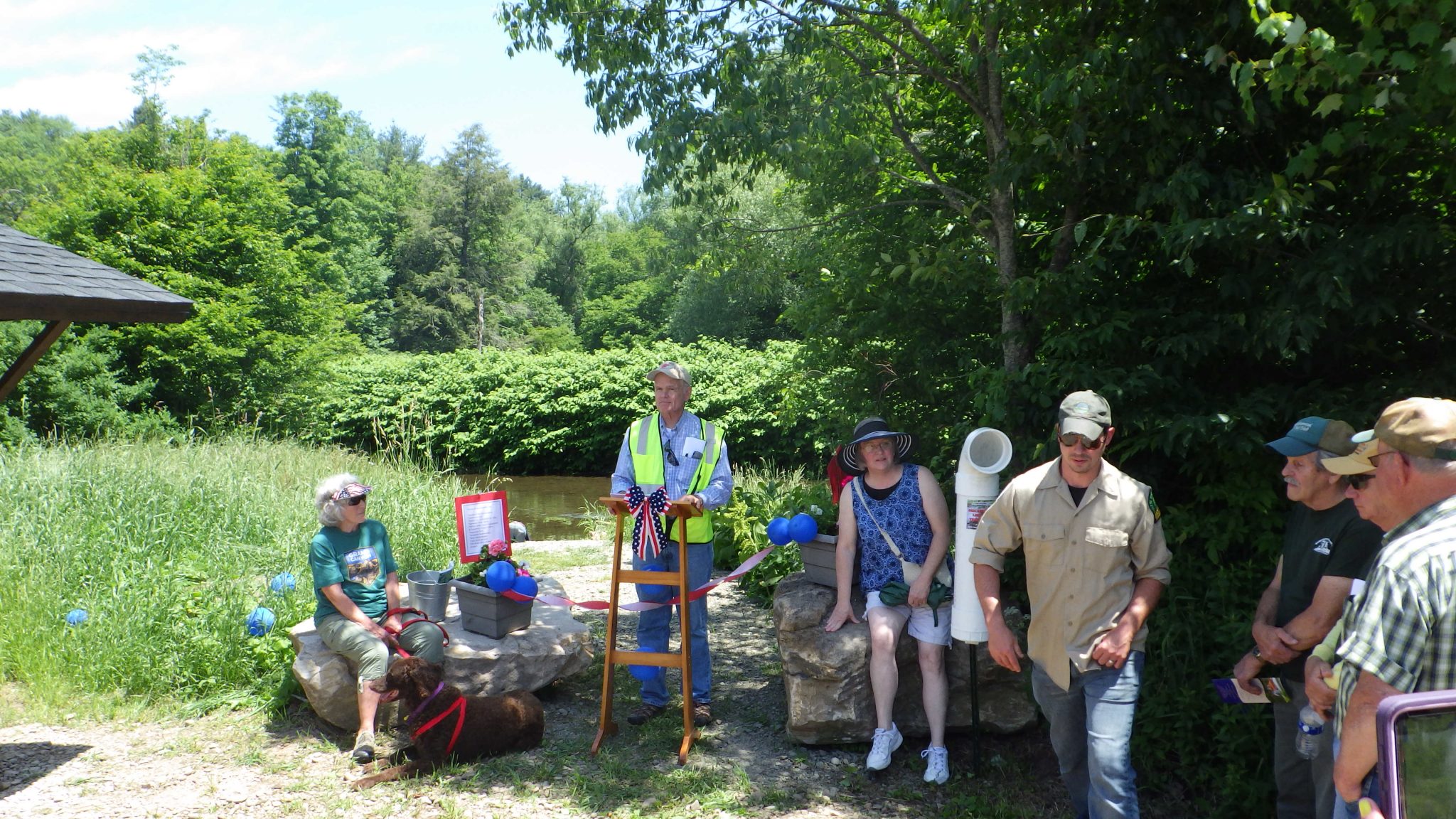 Kayak Launch Dedication during Genesee Community Days Potter County